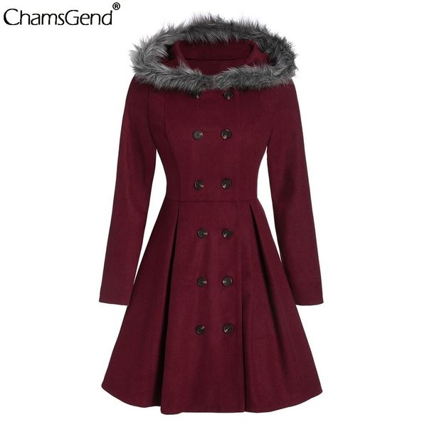 chamsgend winter warm long sleeve wool blend coats women elegant slim fit wool overcoat female casual hooded jackets mujers #4z 201028, Black
chamsgend winter warm long sleeve wool blend coats women elegant slim fit wool overcoat female casual hooded jackets mujers #4z 201028, Black