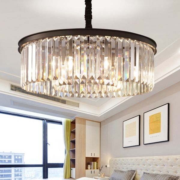 crystal chandelier lighting modern black pendant lamp lustres luminaires american style hanging light for restaurant living room bedroom
crystal chandelier lighting modern black pendant lamp lustres luminaires american style hanging light for restaurant living room bedroom