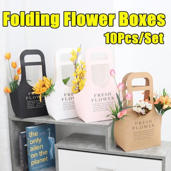 10pcs kraft paper bags flower box handbag waterproof bouquet florist gift bags valentine's day rose boxes party decoration
10pcs kraft paper bags flower box handbag waterproof bouquet florist gift bags valentine's day rose boxes party decoration