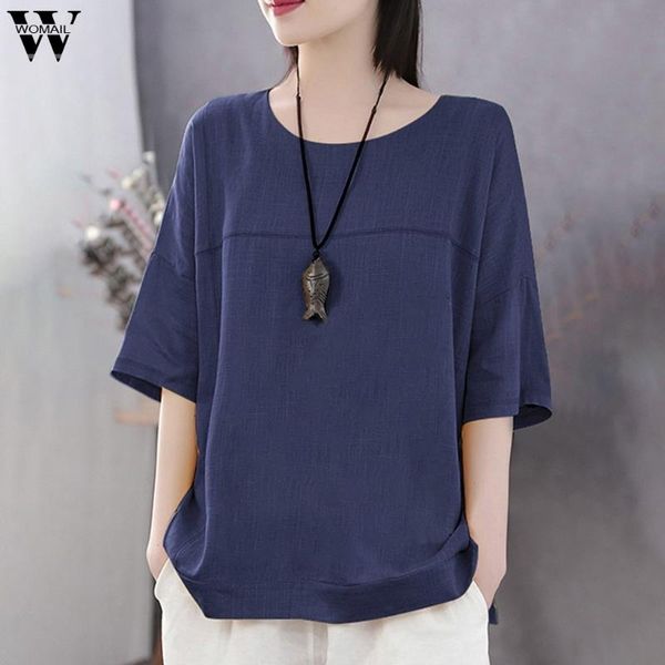 womail 2021 summer solid cotton linen blouse women loose short sleeve casual beach shirt ladies round neck daily blouse top, White
womail 2021 summer solid cotton linen blouse women loose short sleeve casual beach shirt ladies round neck daily blouse top, White