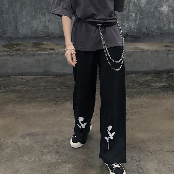 pants women rose print harajuku trousers loose straight casual high waist elastic waist aesthetic pants korean couples clothing1, Black;white
pants women rose print harajuku trousers loose straight casual high waist elastic waist aesthetic pants korean couples clothing1, Black;white