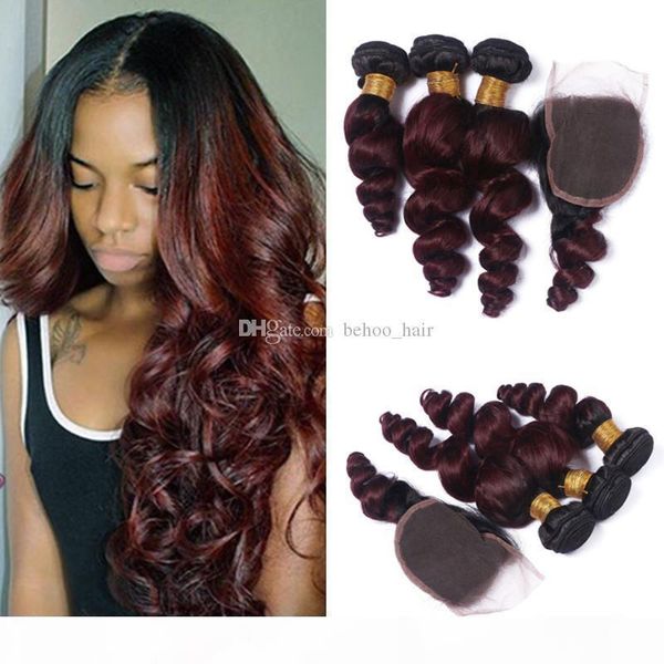 burgundy loose wave virgin malaysian hair bundles with 14x4 lace closure #1bt99j wine red wavy human hair weave with lace closure, Black;brown
burgundy loose wave virgin malaysian hair bundles with 14x4 lace closure #1bt99j wine red wavy human hair weave with lace closure, Black;brown