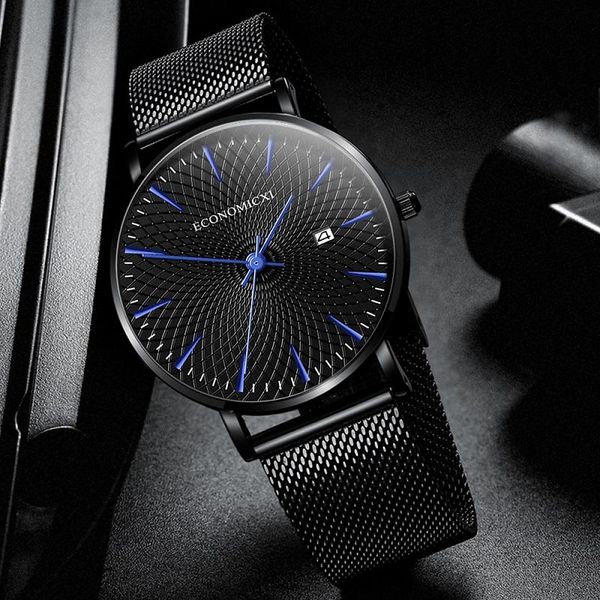 minimalist mens fashion business watches men ultra thin stainless steel mesh belt calendar analog quartz watch relogio masculino bbyhut, Silver
minimalist mens fashion business watches men ultra thin stainless steel mesh belt calendar analog quartz watch relogio masculino bbyhut, Silver