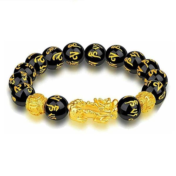 feng shui obsidian stone beads bracelet gold black pixiu wealth women bracelet men beaded charm jewelry gift for friend
feng shui obsidian stone beads bracelet gold black pixiu wealth women bracelet men beaded charm jewelry gift for friend