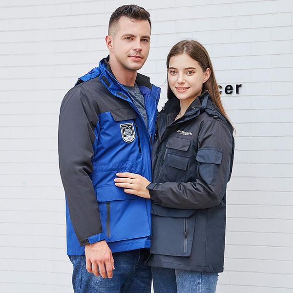 2020 custom outdoor charge male long section three-in-one two-piece clothing female detachable korean fishing ski suits, Black;red
2020 custom outdoor charge male long section three-in-one two-piece clothing female detachable korean fishing ski suits, Black;red