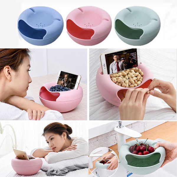 new creative fruit plate multi functional small double layer fruit dish snack plates storage box trash can phone holder lazy plate wx9-259
new creative fruit plate multi functional small double layer fruit dish snack plates storage box trash can phone holder lazy plate wx9-259
