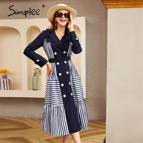 simplee casual lapel women trench coat hit color stripes belt female trenches long sleeve double breasted ladies overcoats 201031, Tan;black
simplee casual lapel women trench coat hit color stripes belt female trenches long sleeve double breasted ladies overcoats 201031, Tan;black