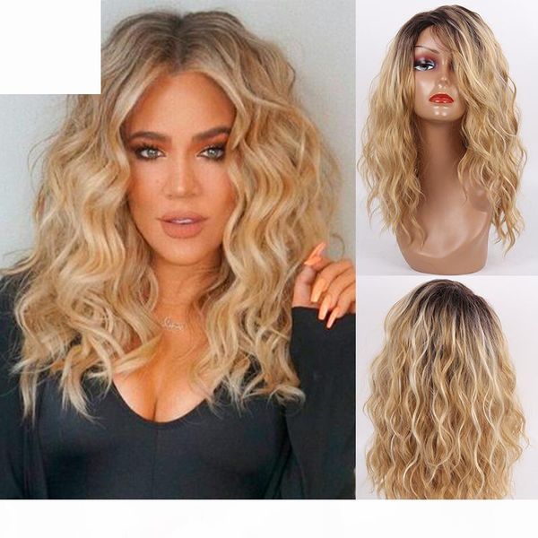 women's fashion short wavy blond wig ombre blond brown synthetic heat-resistant fiber wig for cosplay women's daily, Black
women's fashion short wavy blond wig ombre blond brown synthetic heat-resistant fiber wig for cosplay women's daily, Black