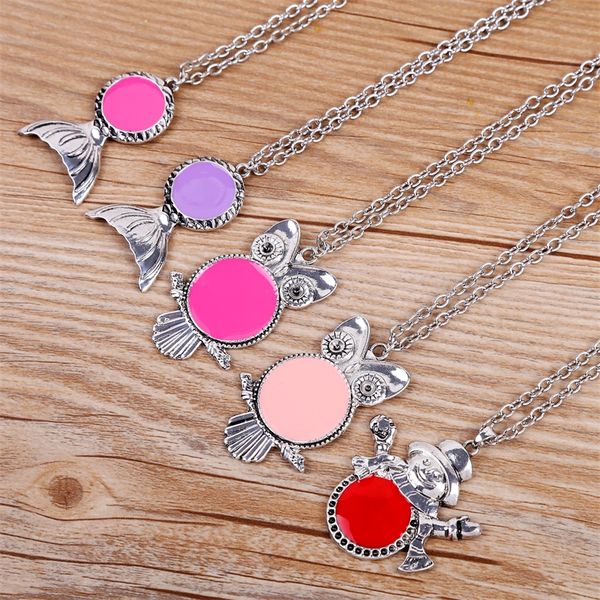 2021 personalized monogram owl pednent necklace vinyl enamel filigree monogram pendent necklace, Silver
2021 personalized monogram owl pednent necklace vinyl enamel filigree monogram pendent necklace, Silver