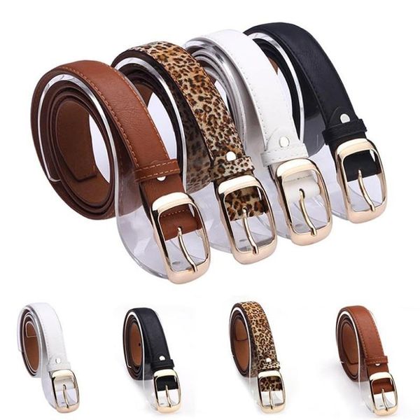 1pc belts for women girls fashion women belt brand ladies faux leather metal buckle straps female popular accessories, Black;brown 
1pc belts for women girls fashion women belt brand ladies faux leather metal buckle straps female popular accessories, Black;brown