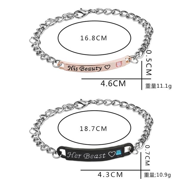 lovers king queen couple bracelets his beauty her beast heart crown charm bracelet valentine gift
lovers king queen couple bracelets his beauty her beast heart crown charm bracelet valentine gift