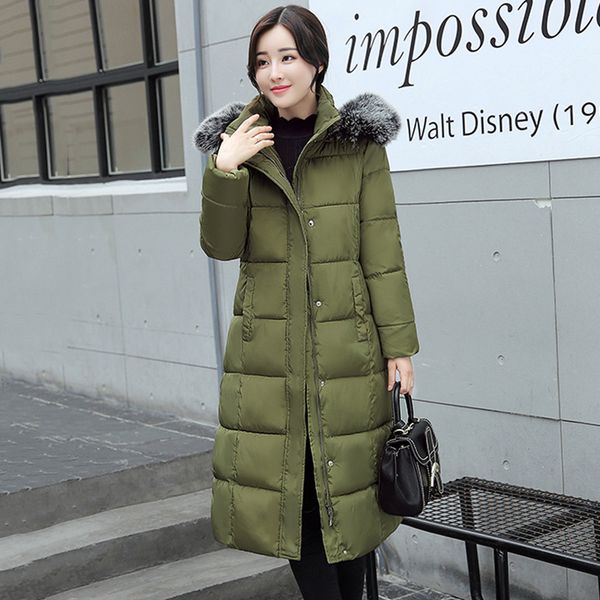 2021 newwinter for women hooded with fur collar x-long plus size slim female jacket thick down coat i45l, Black
2021 newwinter for women hooded with fur collar x-long plus size slim female jacket thick down coat i45l, Black