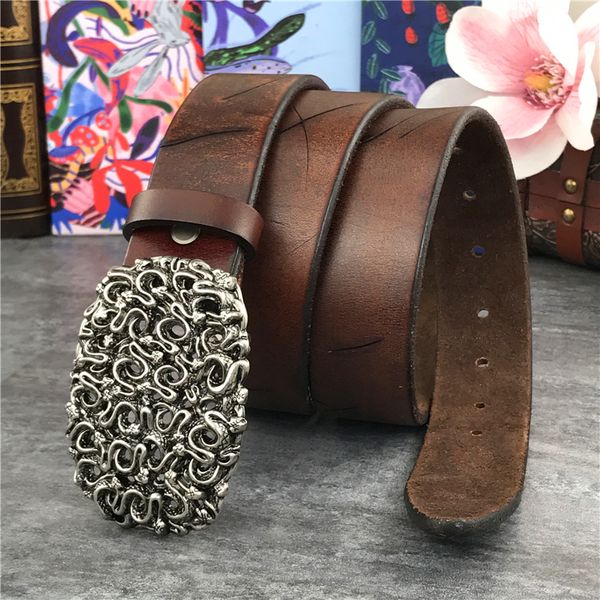 men's luxury metal buckle genuine reap homme leather belt for jeans waistband laugh wide mbt0589 yixl, Black;brown
men's luxury metal buckle genuine reap homme leather belt for jeans waistband laugh wide mbt0589 yixl, Black;brown