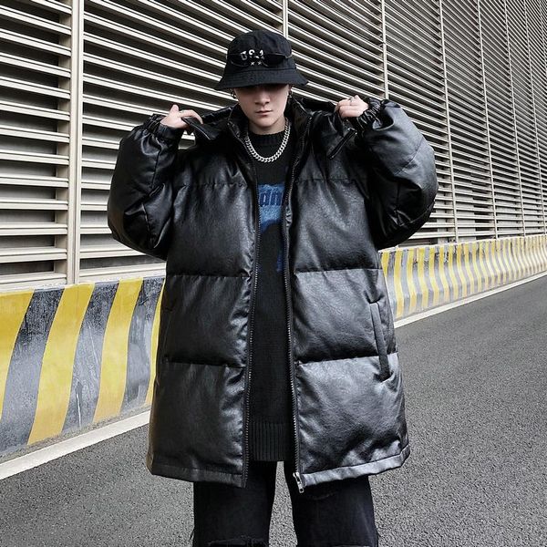 men's down & parkas 2021 winter men jacket brand hooded solid color wild parka coats male casual warm outwear windbreaker 3xl, Black
men's down & parkas 2021 winter men jacket brand hooded solid color wild parka coats male casual warm outwear windbreaker 3xl, Black
