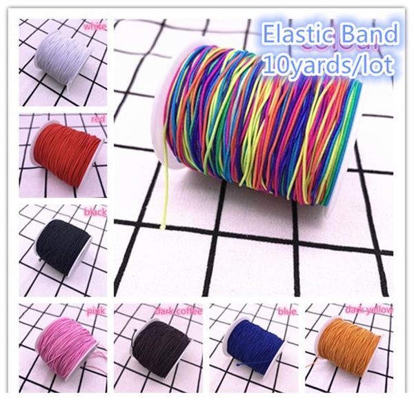 10yards 1.0mm round hight-elastic bands spool sewing band flat elastic cord for jewelry making diy handmade acc qylhdb
10yards 1.0mm round hight-elastic bands spool sewing band flat elastic cord for jewelry making diy handmade acc qylhdb