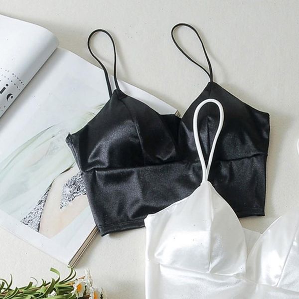 summer clothing women tank crop camis straps lingerie beauty underwear padded cropped tee camisole femme a40, White
summer clothing women tank crop camis straps lingerie beauty underwear padded cropped tee camisole femme a40, White