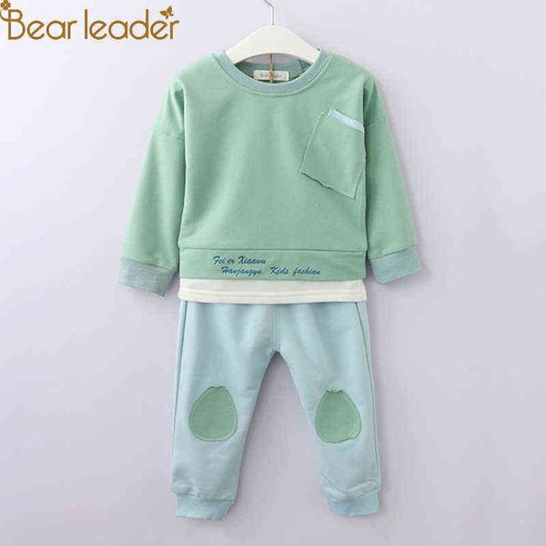 bear leader kid clothing sets baby boys girls casual outfits long sleeve patchwork sweatshirt with pockets sports pant 2pcs boy y220310, White
bear leader kid clothing sets baby boys girls casual outfits long sleeve patchwork sweatshirt with pockets sports pant 2pcs boy y220310, White