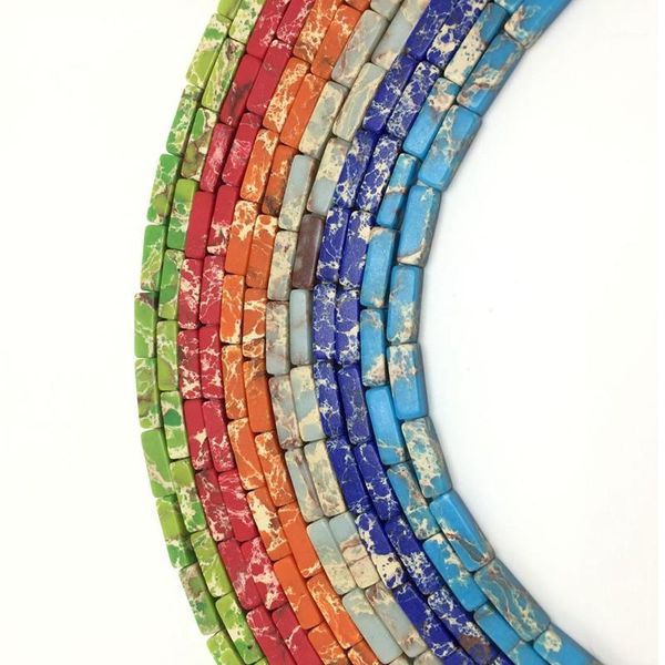 4x13mm multi-color imperial stone square beads natural sea sediment stone is used for diy jewelry bracelet production1
4x13mm multi-color imperial stone square beads natural sea sediment stone is used for diy jewelry bracelet production1