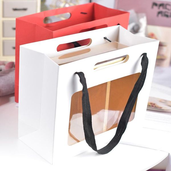 gift wrap 5pcs visiable paper bag with clear window for toy flower bouquet clothes package creative bags wedding birthday
gift wrap 5pcs visiable paper bag with clear window for toy flower bouquet clothes package creative bags wedding birthday