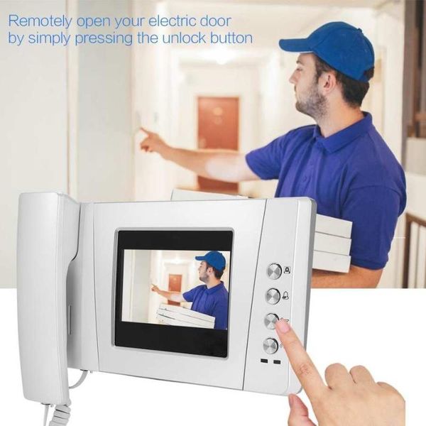 4.3in hd display colorful screen apartment wired video door phone audio visual intercom entry system
4.3in hd display colorful screen apartment wired video door phone audio visual intercom entry system