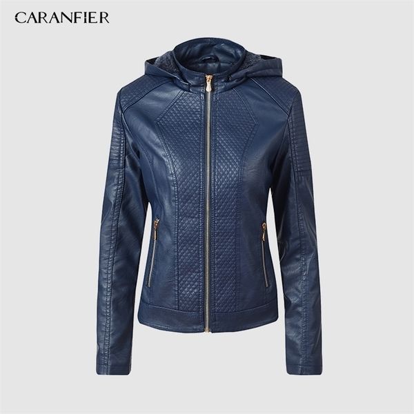 caranfier winter faux leather jacket women hoodies winter autumn motorcycle jacket brand plus velvet faux leather jackets 201223, Black
caranfier winter faux leather jacket women hoodies winter autumn motorcycle jacket brand plus velvet faux leather jackets 201223, Black