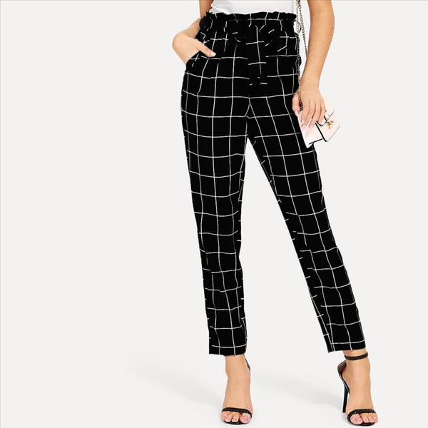 womens elastic waist casual pants bandage high waist lattice pencil pants ropa mujer high trousers pencil trouser ol style, Black;white
womens elastic waist casual pants bandage high waist lattice pencil pants ropa mujer high trousers pencil trouser ol style, Black;white