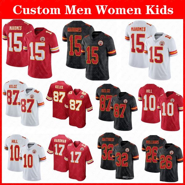 15 patrick mahomes 26 le'veon bell kansas custom men women kids football jerseys city 87 travis kelce tyreek hill chris jon, Black;red
15 patrick mahomes 26 le'veon bell kansas custom men women kids football jerseys city 87 travis kelce tyreek hill chris jon, Black;red