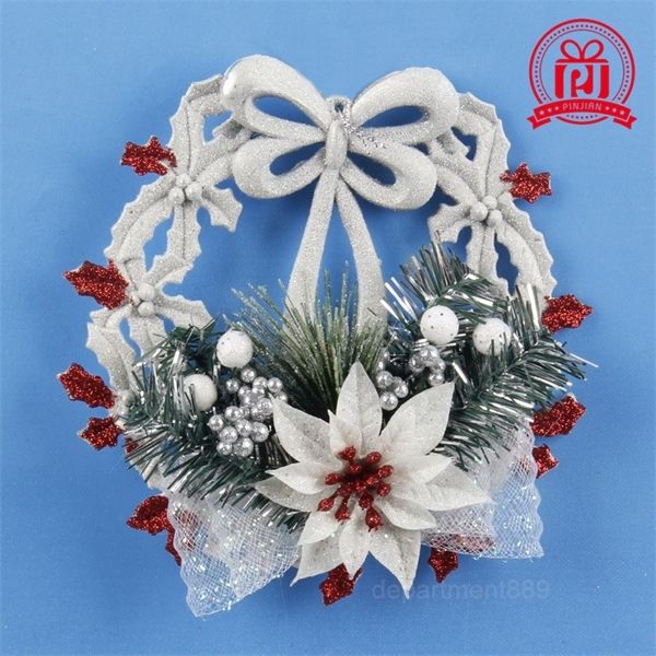 eco-friendly garishness decorations tree decoration garland hangings white christmas wreath ring base door hanging
eco-friendly garishness decorations tree decoration garland hangings white christmas wreath ring base door hanging