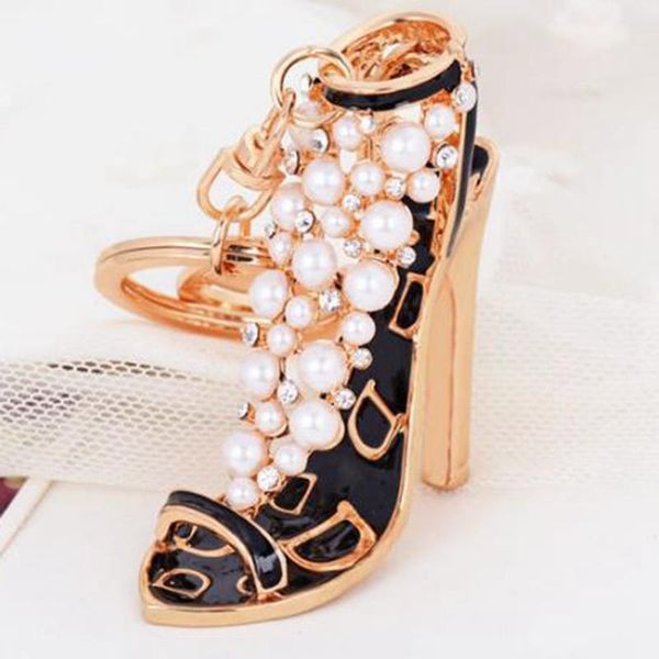 crystal full pearl high heel shoe keychain rhinestone purse car key chain bag lady keyring christmas gift, Silver
crystal full pearl high heel shoe keychain rhinestone purse car key chain bag lady keyring christmas gift, Silver