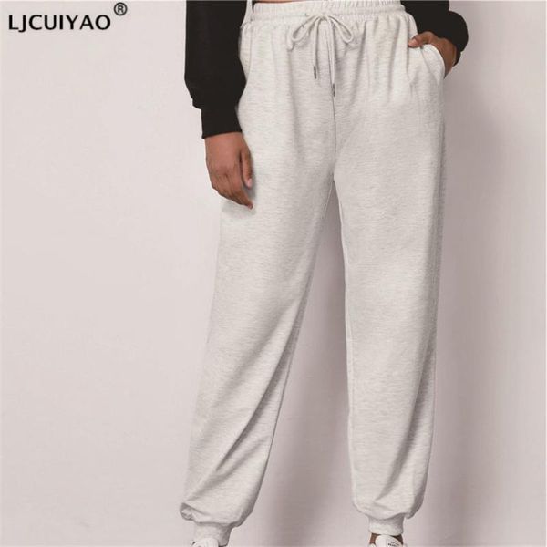 ljcuiyao harajuku joggers wide leg sweatpants women trousers plus size high waist pants femme loose drawstring with pocket new, Black;white
ljcuiyao harajuku joggers wide leg sweatpants women trousers plus size high waist pants femme loose drawstring with pocket new, Black;white
