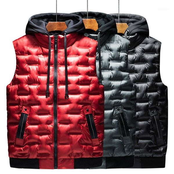 men's down & parkas cotton vest men leisure hooded removable large size keep warm sleeveless thickened horse clip coat1, Black
men's down & parkas cotton vest men leisure hooded removable large size keep warm sleeveless thickened horse clip coat1, Black