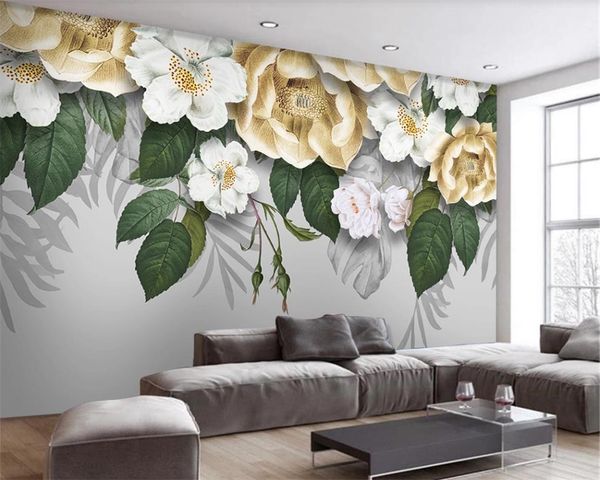 romantic floral 3d wallpaper modern minimalist fresh flower plant tv background wall 3d mural wallpaper
romantic floral 3d wallpaper modern minimalist fresh flower plant tv background wall 3d mural wallpaper