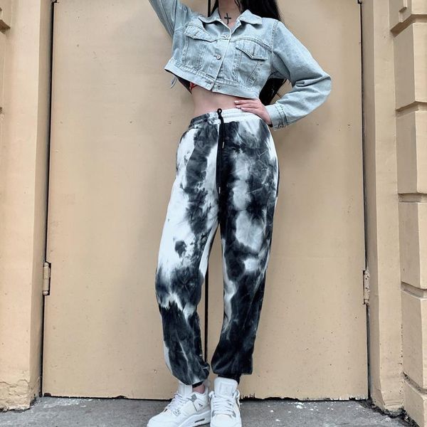 running pants women athletic jogger fashionable tie-dye high waist sweatpants drawstring pant with pockets for workout yoga, Black;blue
running pants women athletic jogger fashionable tie-dye high waist sweatpants drawstring pant with pockets for workout yoga, Black;blue