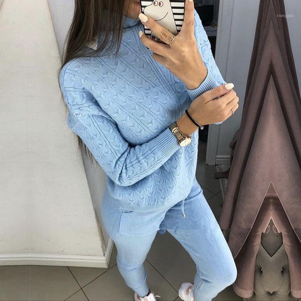 2020 new ladies twist pattern turtleneck knitted sweater set women solid full length autumn winter 2 piece set1, Gray
2020 new ladies twist pattern turtleneck knitted sweater set women solid full length autumn winter 2 piece set1, Gray