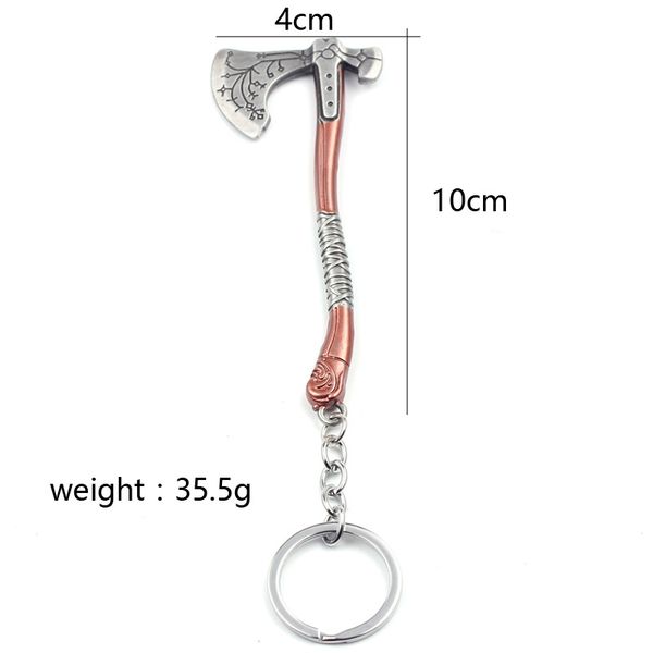 china factory new tide tv surranding accessories promotional item gift god of war 4 ice axe metal key pendant keychain, Silver
china factory new tide tv surranding accessories promotional item gift god of war 4 ice axe metal key pendant keychain, Silver
