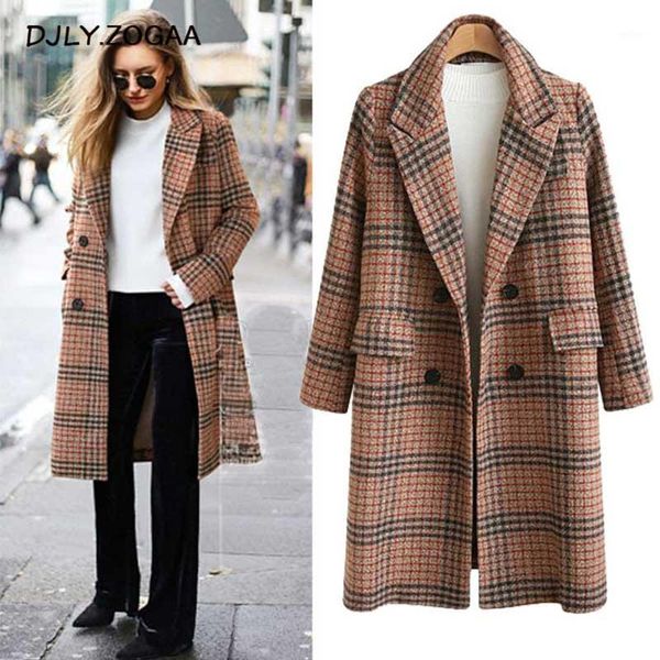 zogaa autumn winter women parkas woolen long overcoat female fashion warm windbreak mature business style lady wool plaid coats1, Black
zogaa autumn winter women parkas woolen long overcoat female fashion warm windbreak mature business style lady wool plaid coats1, Black