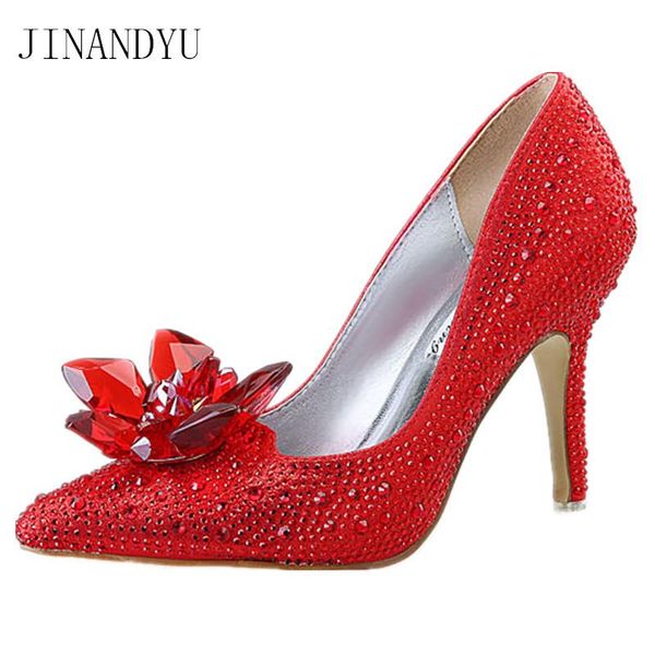 high heels wedding shoes woman red heels fashion rhinestone bridal pumps women shoes party ladies size 34-43 tacones, Black
high heels wedding shoes woman red heels fashion rhinestone bridal pumps women shoes party ladies size 34-43 tacones, Black