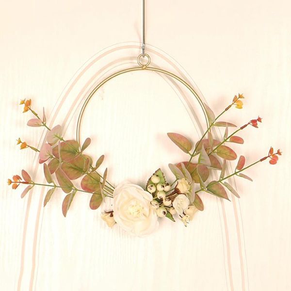 wrought iron autumn color eucalyptus wall hanging flower round decorative garland wreath simulation eucalyptus garland props1
wrought iron autumn color eucalyptus wall hanging flower round decorative garland wreath simulation eucalyptus garland props1