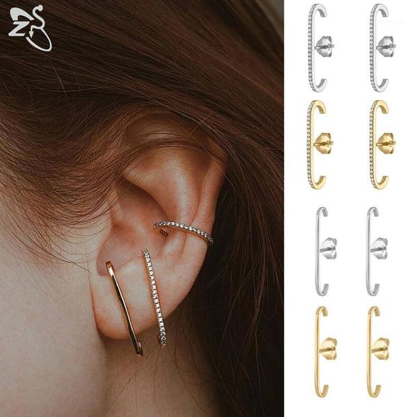 stud zs 1 pair 925 silver earrings for women girls minimalist gold color cartilage earring piercing jewelry1, Golden;silver
stud zs 1 pair 925 silver earrings for women girls minimalist gold color cartilage earring piercing jewelry1, Golden;silver