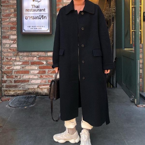 women's wool & blends double long cashmere coat whom hepburn wind small autumn/winter 2021, the winter fur, Black
women's wool & blends double long cashmere coat whom hepburn wind small autumn/winter 2021, the winter fur, Black