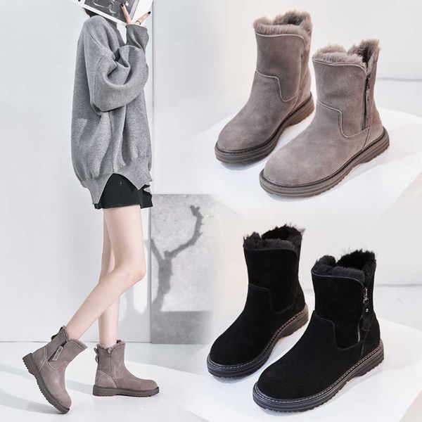 snow women's 2020 new fashion fur integrated cotton shoes autumn plush thickened short boots winter, Black
snow women's 2020 new fashion fur integrated cotton shoes autumn plush thickened short boots winter, Black