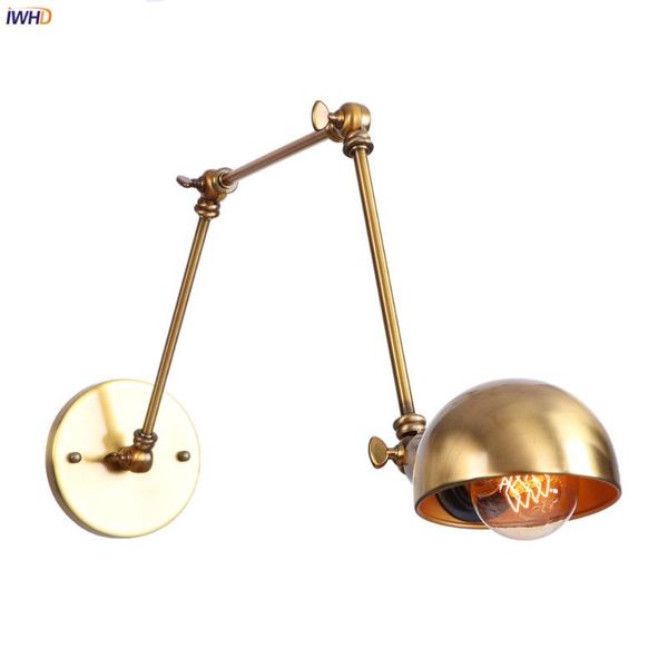 iwhd loft decor antique gold wall lamp led hallway bedroom bathroom stair swing long arm wall light fixtures applique murale
iwhd loft decor antique gold wall lamp led hallway bedroom bathroom stair swing long arm wall light fixtures applique murale