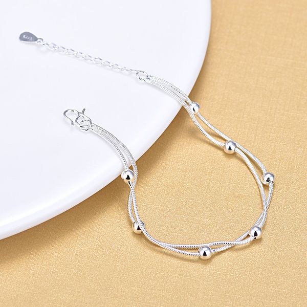 bracelets 7 double pcs ball layered beads snake chain bracelet for women 925 sterling silver jewelry gifts
bracelets 7 double pcs ball layered beads snake chain bracelet for women 925 sterling silver jewelry gifts