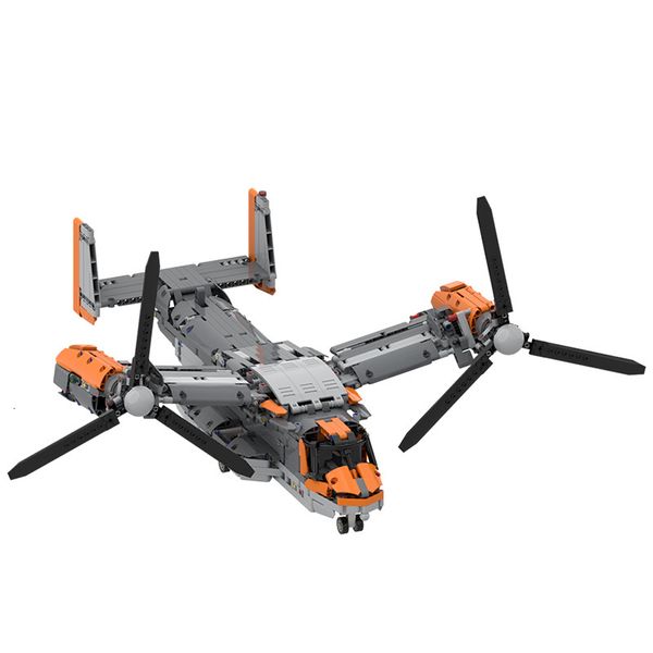 osprey 42113 us v-22 buildmoc tiltrotor aircraft technic helicopter military set plane diy 3d model building blocks toys, Silver
osprey 42113 us v-22 buildmoc tiltrotor aircraft technic helicopter military set plane diy 3d model building blocks toys, Silver