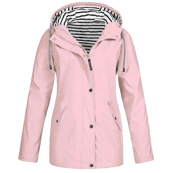 women's jackets windbreaker plus size womens jacket coat solid rain outdoor slim waterproof hooded raincoat windproof coats female 828, Black;brown
women's jackets windbreaker plus size womens jacket coat solid rain outdoor slim waterproof hooded raincoat windproof coats female 828, Black;brown