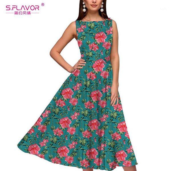 s.flavor elegant floral print mid-calf a-line dress women 2020 summer o neck casual sleeveless dress no belt party vestidos1, Black;gray
s.flavor elegant floral print mid-calf a-line dress women 2020 summer o neck casual sleeveless dress no belt party vestidos1, Black;gray