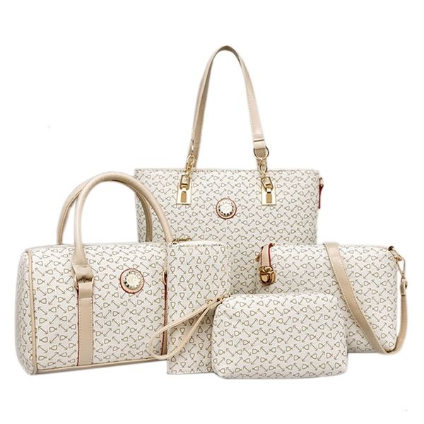 five-piece fashion ladies and mother bag wild printed fishbone shoulder messenger handbag
five-piece fashion ladies and mother bag wild printed fishbone shoulder messenger handbag