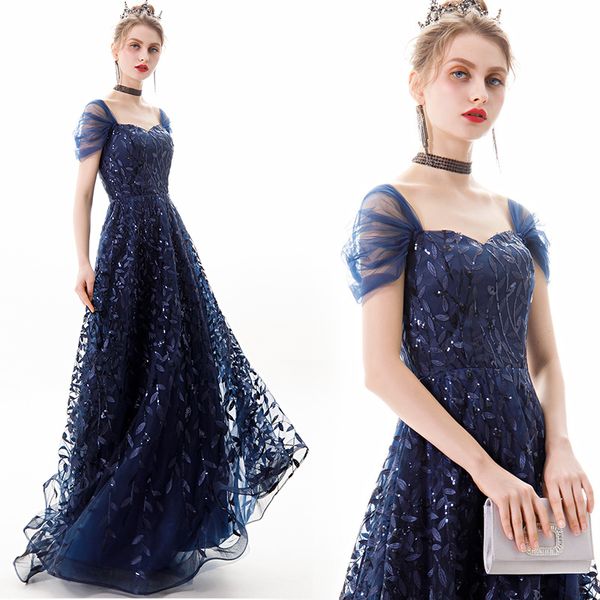 2020 prom long navy off shoulder tulle sequins applique elegant gorgeous evening dresses pageant celebrity gowns custom made evening gowns, Black;red
2020 prom long navy off shoulder tulle sequins applique elegant gorgeous evening dresses pageant celebrity gowns custom made evening gowns, Black;red