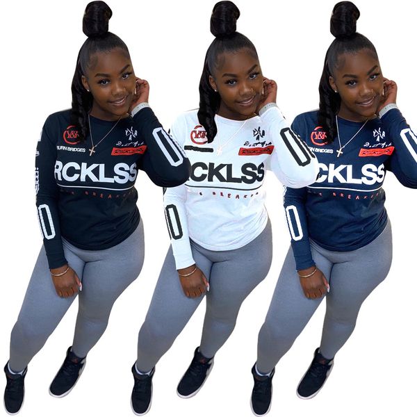 streetwear fitness tracksuit autumn clothes for women letter print long sleeve tshirt and slim fit legging moto biker co-ord set c0123, Gray
streetwear fitness tracksuit autumn clothes for women letter print long sleeve tshirt and slim fit legging moto biker co-ord set c0123, Gray