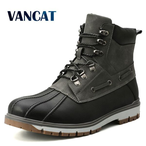brand winter thick plush warm snow lace-up men ankle outdoor waterproof men's motorcycle boots 38-47 201215, Black
brand winter thick plush warm snow lace-up men ankle outdoor waterproof men's motorcycle boots 38-47 201215, Black